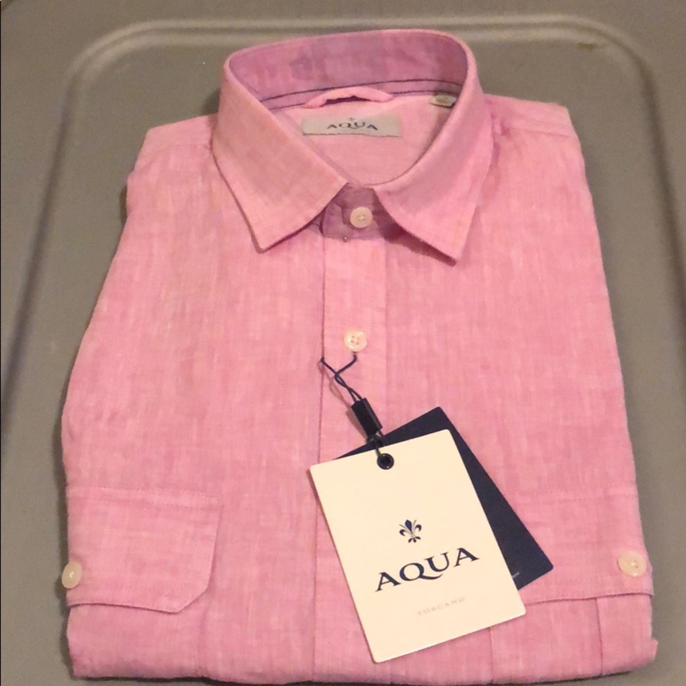 AQUA SHORT SLEEVE SHIRT